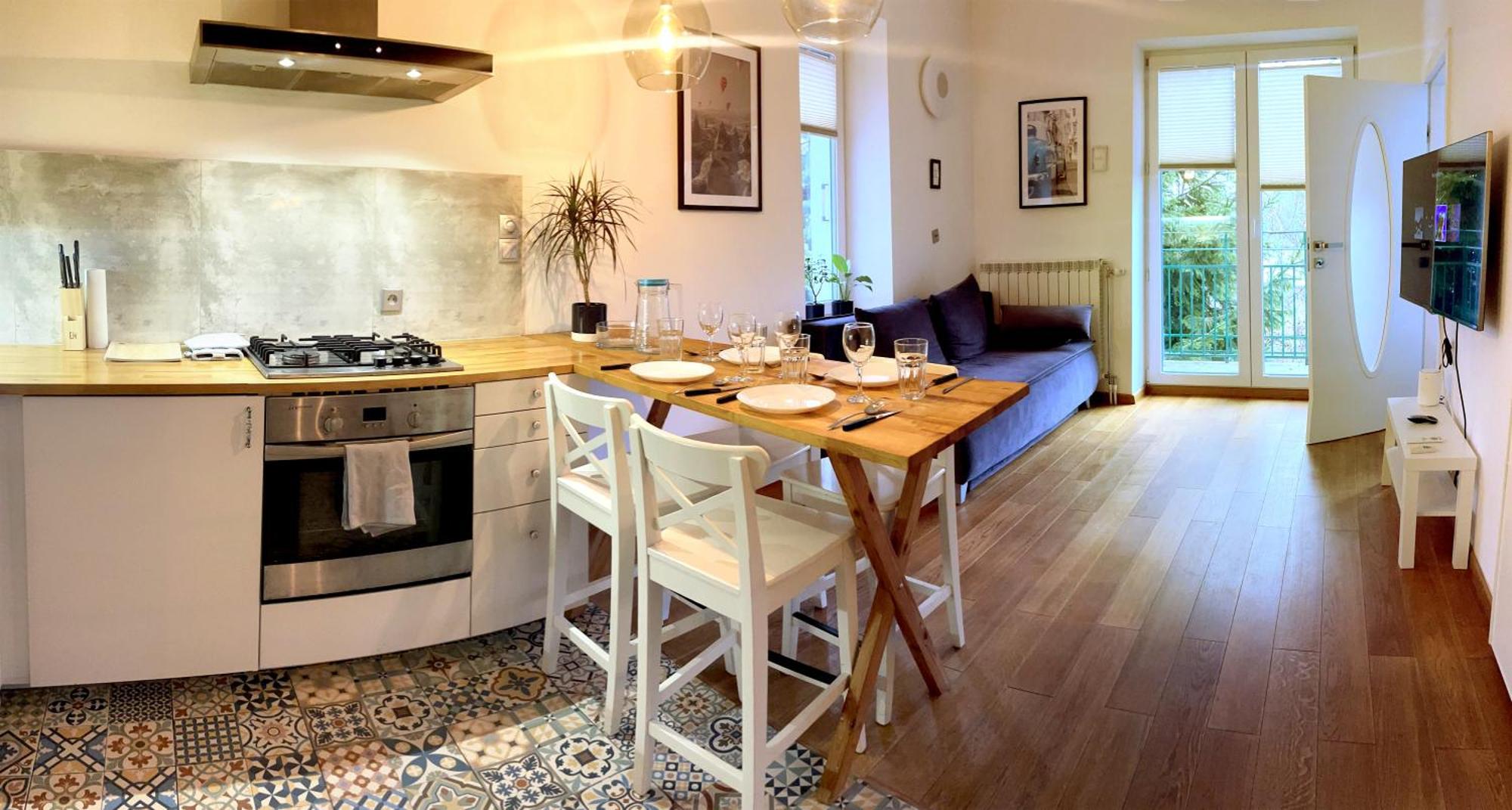 Royal Lazienki. Beautiful Apartment By The Park. 华沙 外观 照片